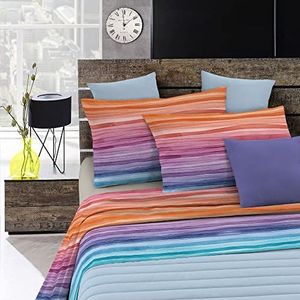 Fantasy Italian Bed Linen beddengoed, regenboog, kleine dubbele, microvezel, regenboog