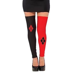 Rubie 's Officiële Harley Quinn dijbeen, hoge panty/leggings accessoires, volwassenen kostuum