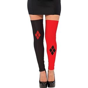 Rubie 's Officiële Harley Quinn dijbeen, hoge panty/leggings accessoires, volwassenen kostuum