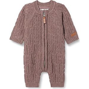 Bestseller A/S Babymeisje NBFWRILLA Wool LS Knit Suit XXIII Jumpsuit, Peppercorn, 68, Peppercorn, 68 cm