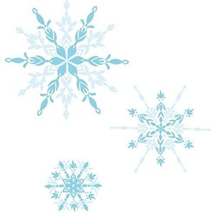 Sizzix gelaagde heldere stempels 6PK drijvende sneeuwvlokken van Olivia Rose | 665974 | Hoofdstuk 4 2022