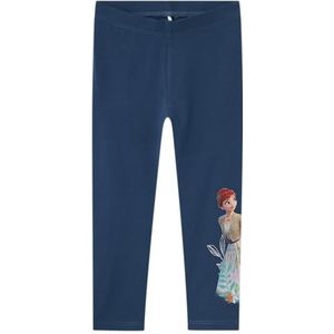NAME IT Meisjes Nmfjeri Frozen Wdi leggings, dark denim, 92