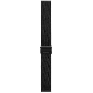Skagen horlogeband SKB6063, 20 mm standaard stalen gaasband, zwart
