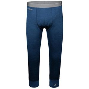 Schöffel Heren temperatuurregulerende lange onderbroek, ademende thermische legging in 3/4 lengte merino sport pants short M