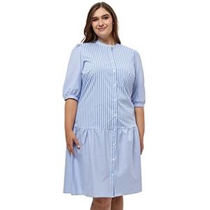 Peppercorn Demia Dress voor dames, 2284s Skyway Blue Striped, XL