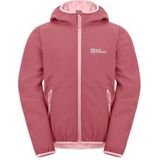 Jack Wolfskin Fourwinds Softshelljas voor kinderen, roze, 12 jaar, meisjes, Roze, 12 Jaren