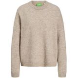Jxmatilda Wool Blend Crew Neck Knit, fog, S