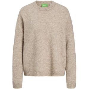 Jxmatilda Wool Blend Crew Neck Knit, fog, S