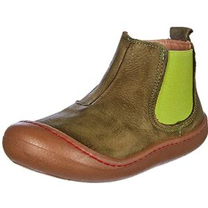 Pololo Uniseks mini groene Chelsea-laarzen voor kinderen, groen, 27 EU