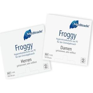Froggy PE hygiënische handschoenen heren á 100 stuks, foliehandschoenen