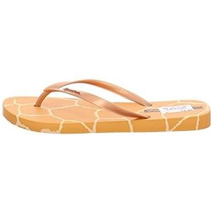 Ipanema Dames I Love Safari Fem Teenslippers, Brown Copper, 40 EU Smal