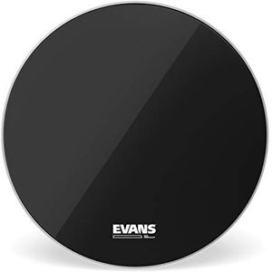 Evans BD18RB-NP 18-Inch Geen poort EQ3 Resonant Black Bass Drum Head