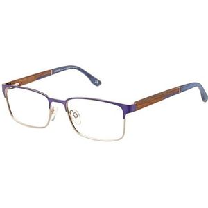 BOTANIQ Men's BIO-1121 brilmontuur Prescription Eyewear Frames, blauw, 56, blauw, 56