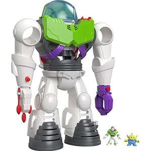 Fisher-Price Imaginext GLK18 Disney Pixar Toy Story 4 Buzz Lightyear 3-in-1 robot, speelgoed vanaf 3 jaar, afwijkingen in verpakking voorbehouden - Sustainable Packaging