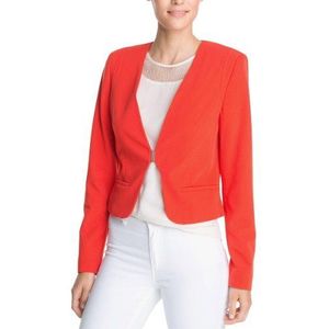 ESPRIT Collection dames blazer, rood (625 Fire Red), 44