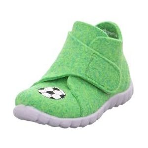 Superfit Happy WOLFILZ pantoffels, groen 7000, 25 EU