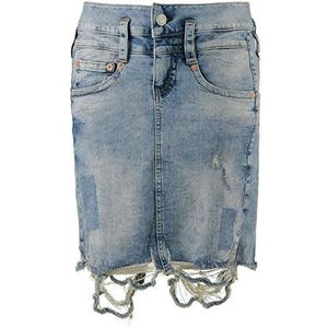 Herrlicher Patsy Denim Rok voor dames, blauw (Sportive 740), 32