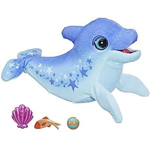 furReal Dazzlin' Dimples mijn speelse dolfijn, meer dan 80 geluiden en reacties, interactief elektronisch speelgoeddiertje, vanaf 4 jaar