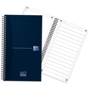 Oxford 400163485 To Do Planner 115 vel notitieboek voor taken 90gr scribzee Blauw