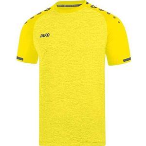 JAKO Prestige KA shirt voor heren, lichtgeel/antraciet, L