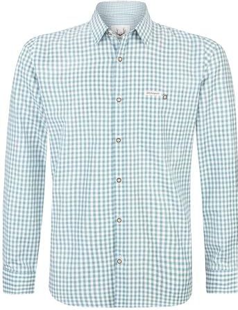 Stockerpoint Klederdrachthemd Campos3, petrol, 3XL