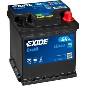 Exide batterij Excell EB440 44 Ah