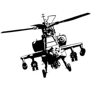 Auto Tattoo Sticker Helicopter - 45x33cm