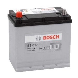 Bosch S3 017 Black batterij 45 Ah