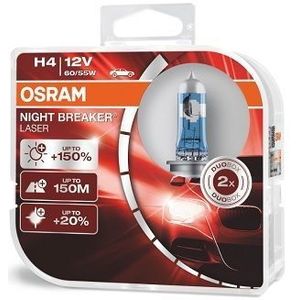 Osram Night Breaker Laser H4 12V 60/55W set 2 Stuks