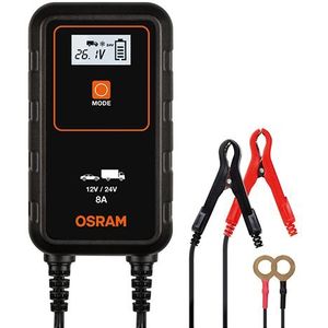 Osram batterijlader 12/24 Volt 8 Ampère