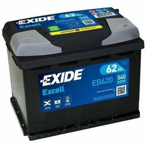 Exide batterij Excell EB620 62 Ah