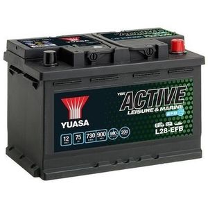 Yuasa batterij L28-EFB 75 Ah