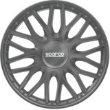 Sparco Wieldoppenset Roma 15-Inch Grijs