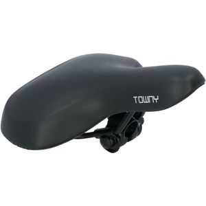 Dresco Fietszadel Towny Memoryfoam Zwart