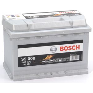 Bosch Auto batterij S5008 - 77Ah - 780A - Voertuigen Zonder Start-Stopsysteem
