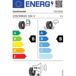 235/50 Vr20 Tl 104v Co Premium Cont C Silent