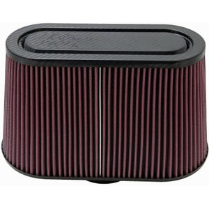 K&N Universeel Ovaal Filter 98mm Aansluiting, 151mm x 152mm Bodem, 252mm x 100mm Top, 178 mm (RP-510