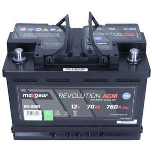 Maxgear batterij 12V 70AH