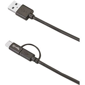 Celly Kabel Micro USB-C Adapter 1 Meter