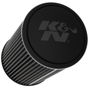 K&N Universeel Dryflow Zwart Luchtfilter Konisch 76mm Aansluiting, 152mm Onder, 133mm top, 229mm hoo