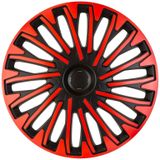 Wieldoppenset Soho 14-Inch Zwart/Rood