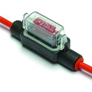 Zekeringhouder Lp 2,5 mm Rode Kabel 135 mm in Blister