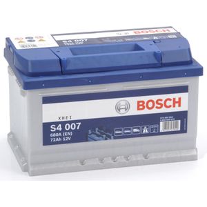 Bosch Auto batterij S4007 - 72Ah - 680A - Voertuigen Zonder Start-Stopsysteem