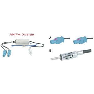 AM/FM Diversity Antenne Adapter Actief