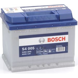 Bosch Auto batterij S4005 - 60Ah - 540A - Voertuigen Zonder Start-Stopsysteem