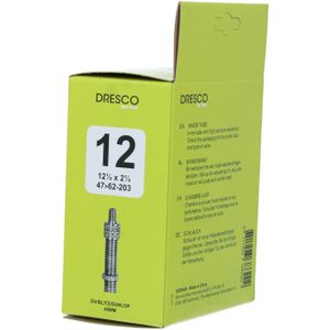 Dresco Binnenband 12 x1 1/2 x 2 1/4  Dunlop 40mm