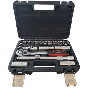 20-Delige 1/2 Dopsleutelset Ratel  10/24 mm