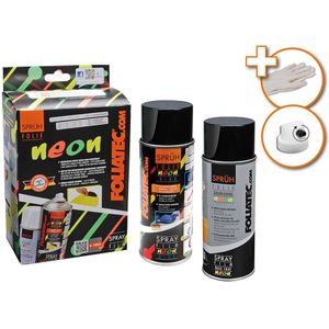 Foliatec Spray Film  set - Neon Groen - 2Delig