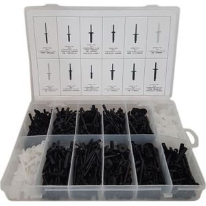 Weber Tools assortiment Plastic blindklinknagel 235 delig