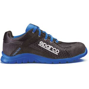 Sparco Lichtgewicht Werkschoenen Practice S1P Nelson Zwart/Blauw Maat 43